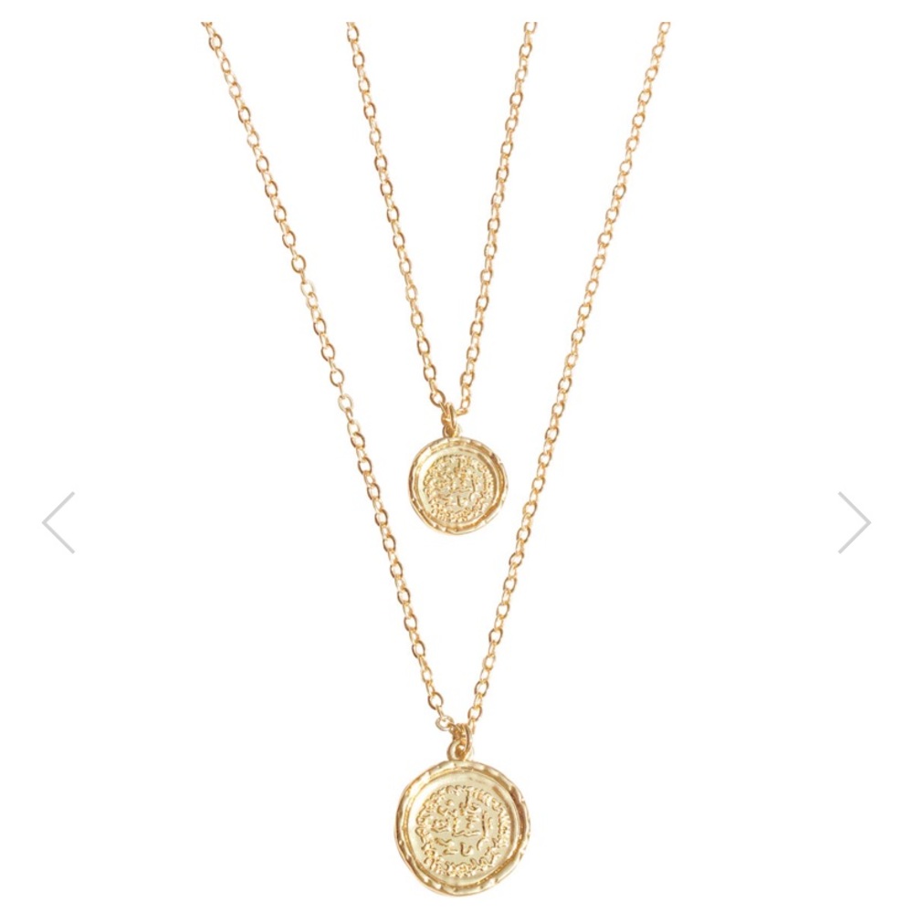 Authentic Amber Sceats Coin Necklace